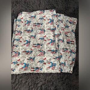 Pottery Barn Kids Marvel Comics Captain America Duvet Cover Twin